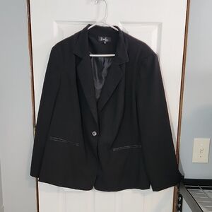 Sophisticated Black Blazer by Evan Picone